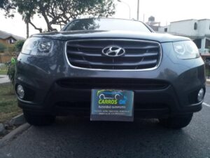Hyundai Santa Fe 4x2 2011, dual GLP y gasolina, automática, secuencial, 3 filas tapizadas en  cuero, recibo usado