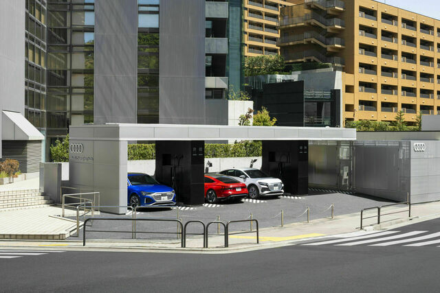 Audi Charging Hub Tokio: experiencia de carga premium ahora también en Japón