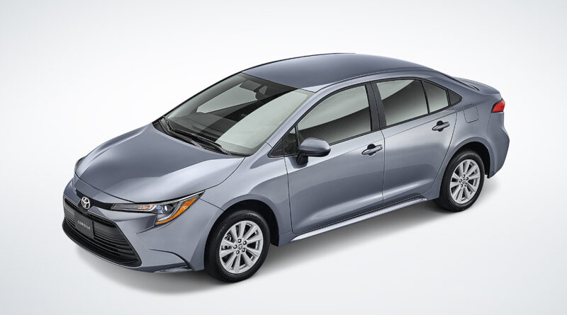 Toyota Corolla 2025 sedán 168 caballos, 20 kgf-m de torque