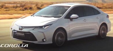 Toyota Corolla sedán motores 1600 y 2000 ccc